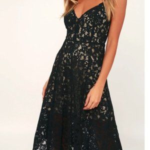 Black Lace Dress (Lulu's)
